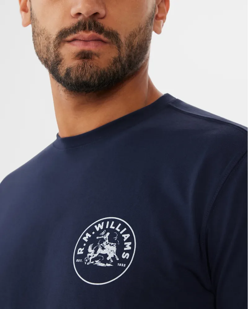 RM Williams Wondai T-Shirt Dark Navy-4